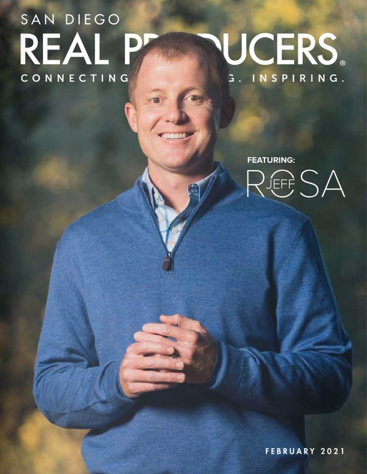 Real Producers Magazine Featuring Jeff Rosa 